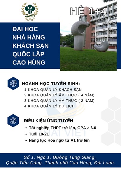 TUYỂN SINH TRƯỜNG ĐẠI HỌC NHÀ HÀNG KHÁCH SẠN QUỐC LẬP CAO HÙNG